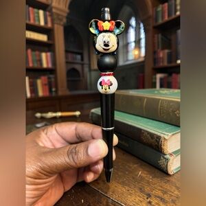 Custom Made Character Mouse Black Pen